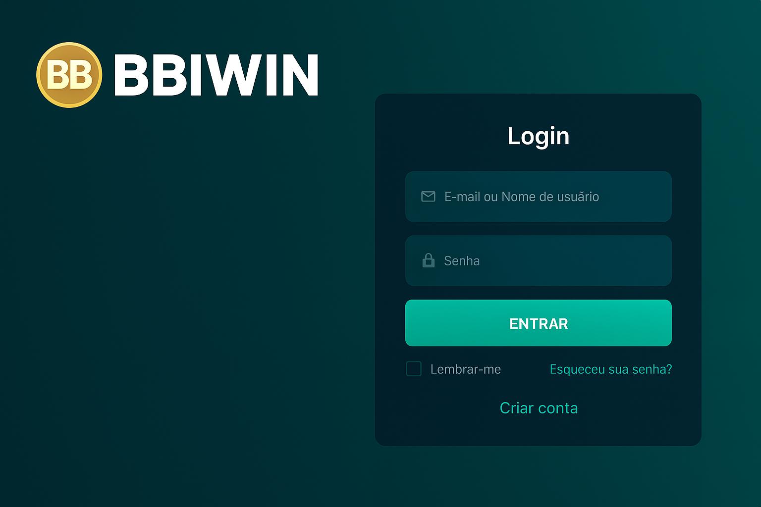Não Perca tempo, o rRgistro na site BBIWIN  